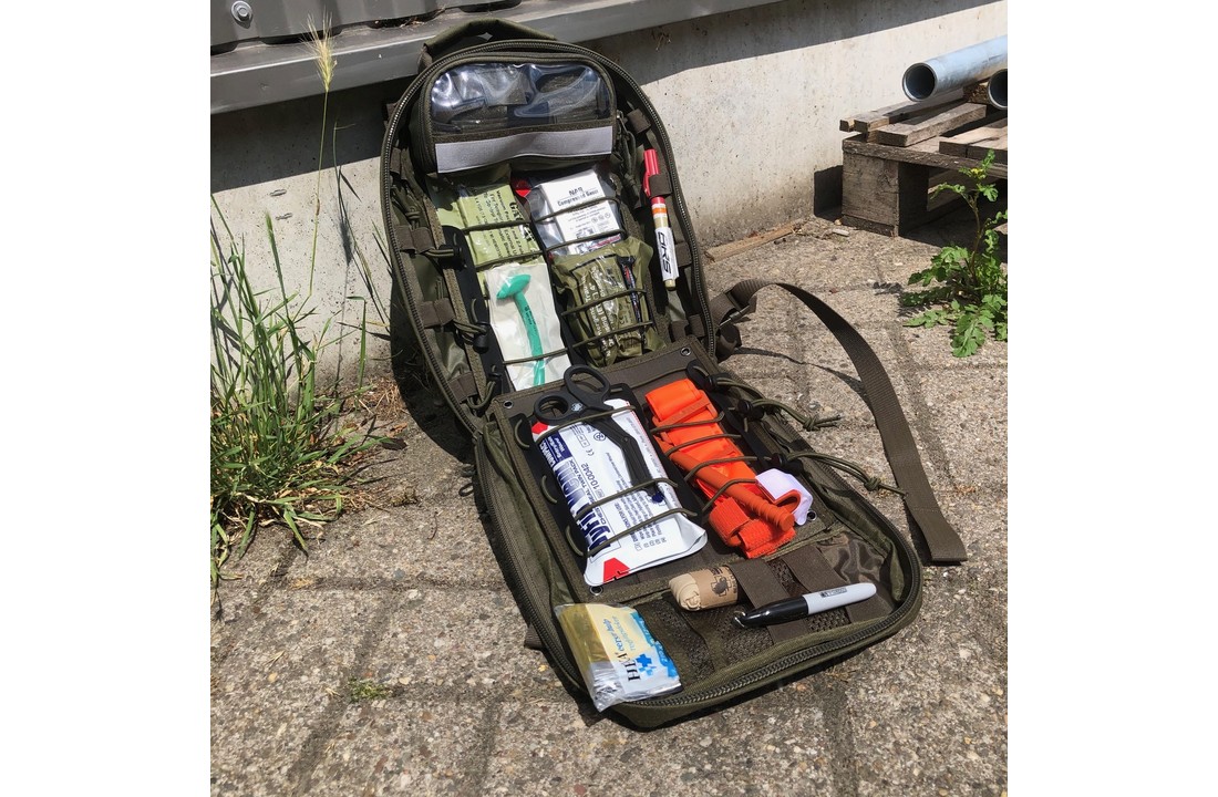 IFAK Tactical Pro Set - TQ Black (alleen inhoud)