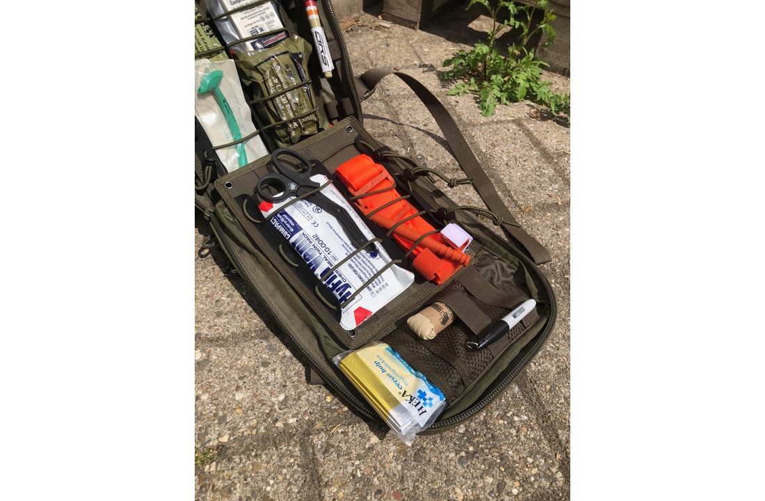 IFAK Tactical Pro Set - TQ Black (alleen inhoud)