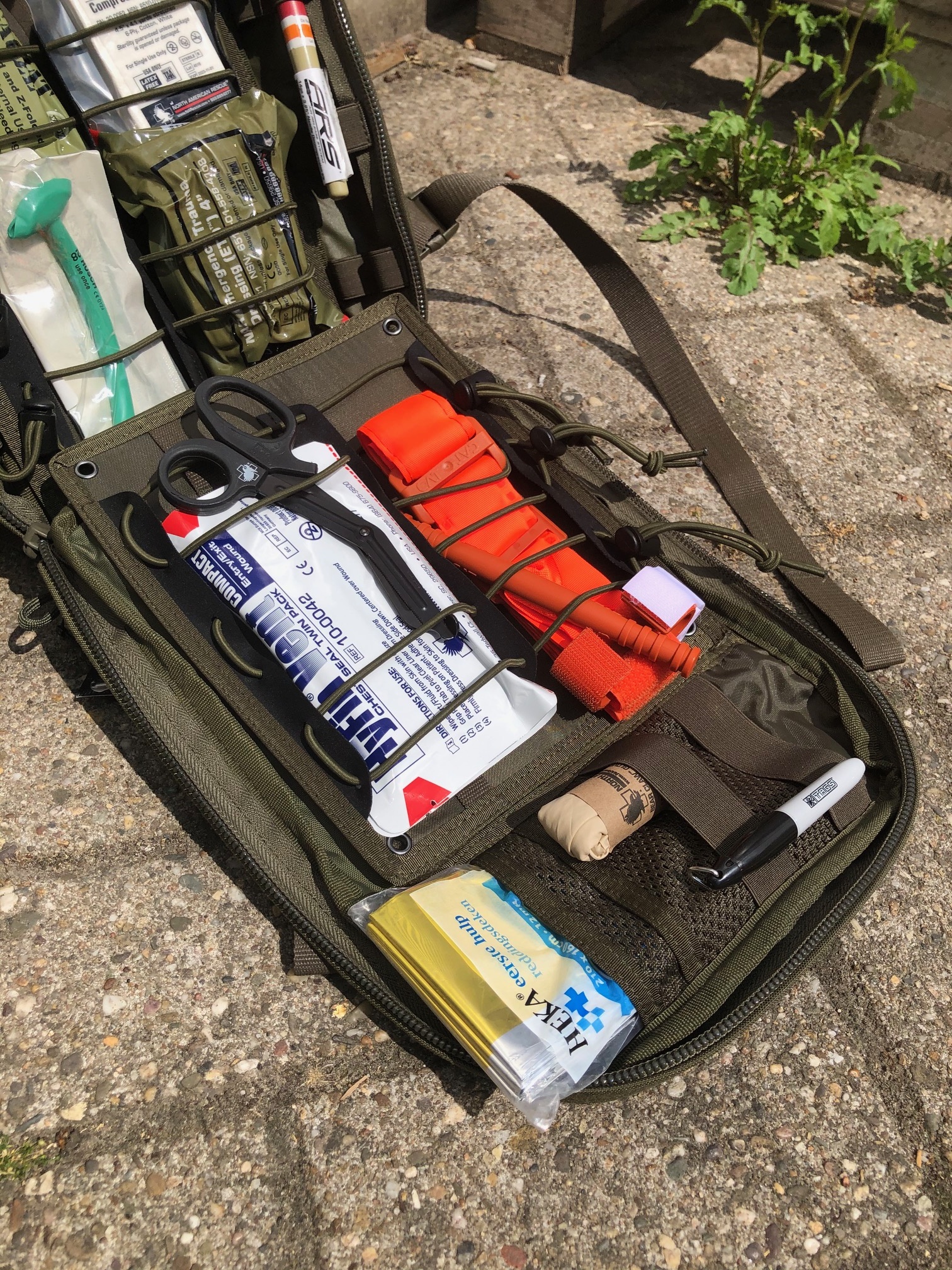 IFAK Tactical Pro Set - TQ Orange (Content only)