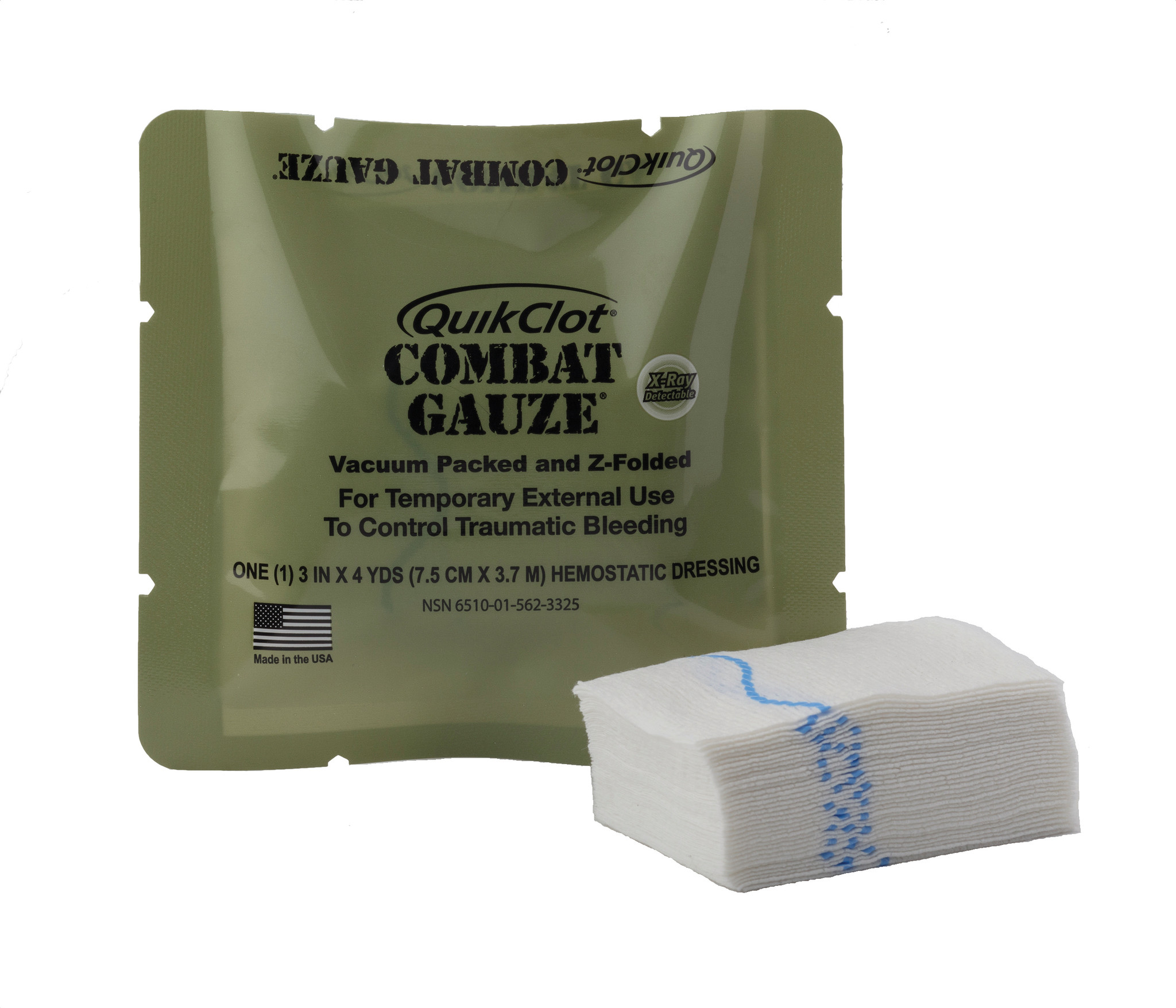 Combat Gauze Z-Fold (7,5cm x 3,7m)