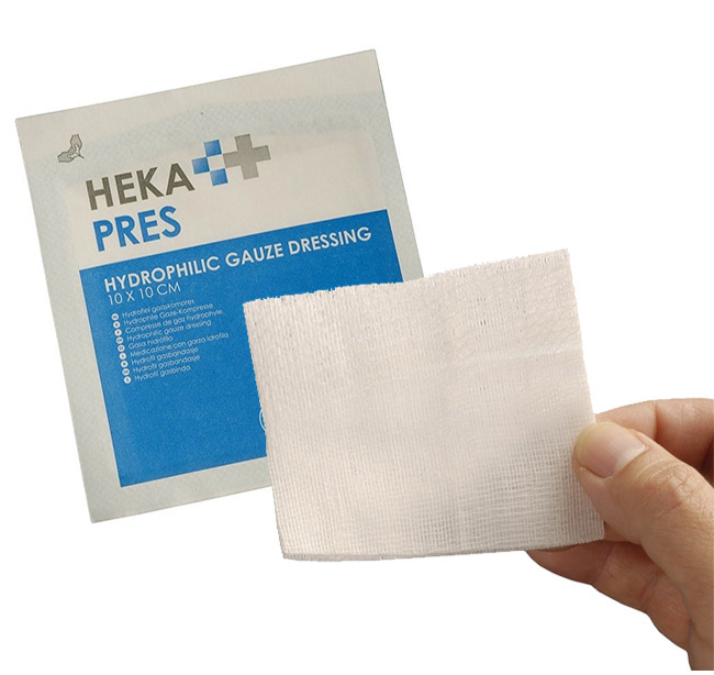 Pres Hydrophilic Gauze Dressing 10 x 10 cm