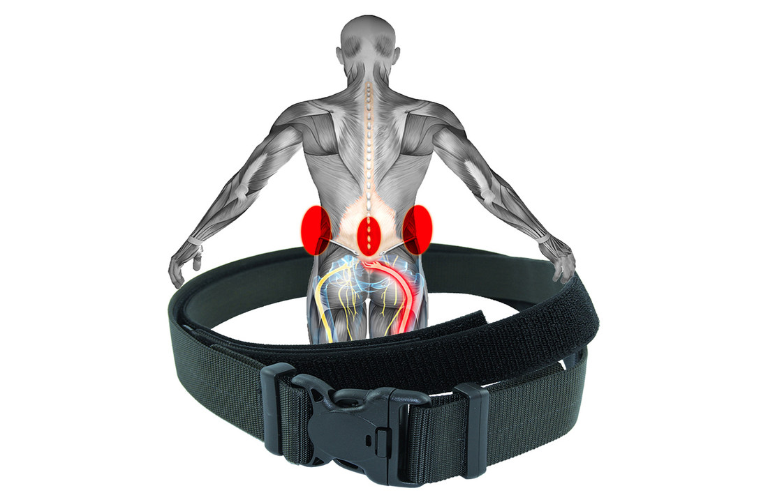 Ergonomic Duty Belt 2" Kit Black