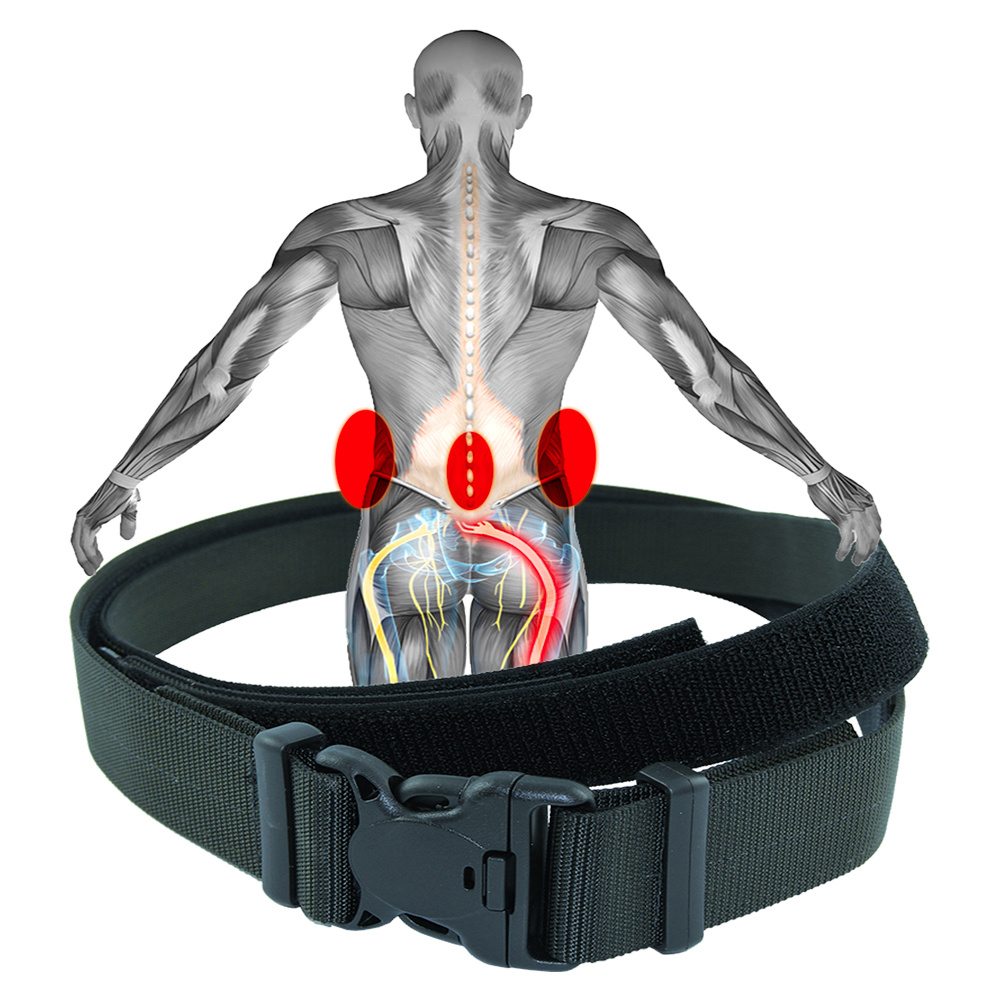 Ergonomic Duty Belt 1.5" Kit Zwart (Koppel)
