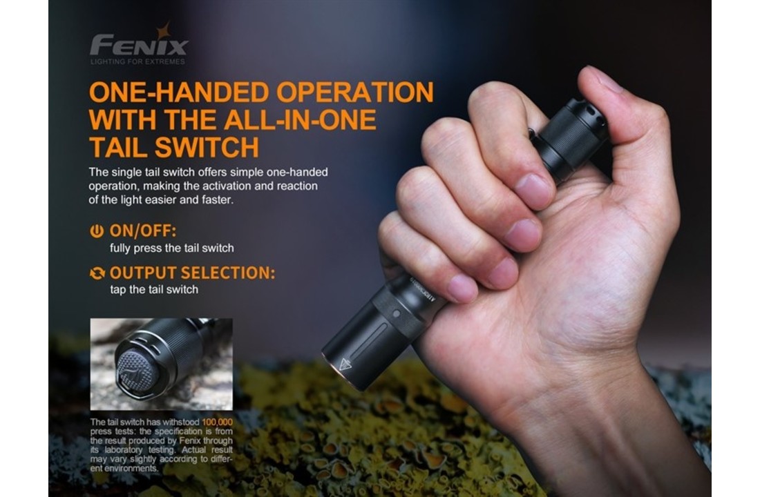E20 V2.0 Flashlight (350 lumen) incl. AA Batteries