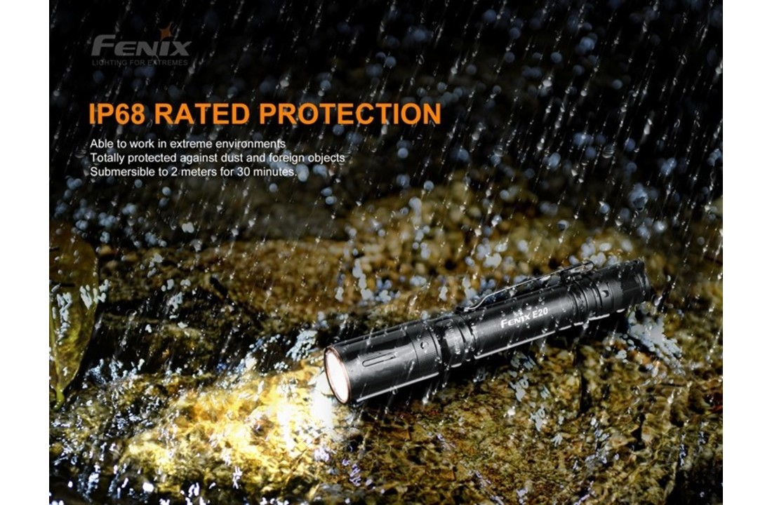 E20 V2.0 Flashlight (350 lumen) incl. AA Batteries