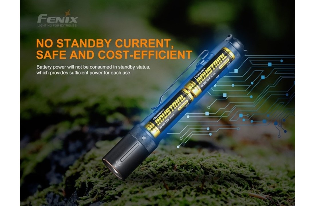 E20 V2.0 Flashlight (350 lumen) incl. AA Batteries