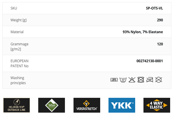 OTS Tactical Shorts 8.5" VersaStretch Taiga Green