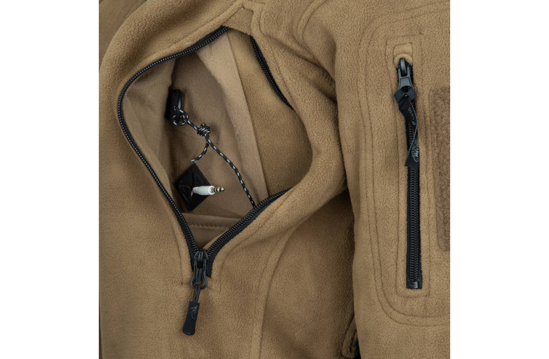 Patriot Jacket Double Fleece Zwart
