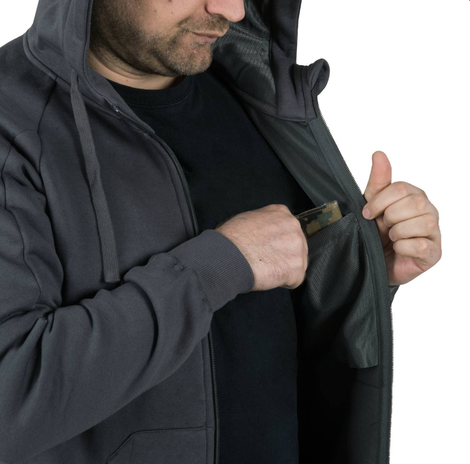 Urban Tactical Hoodie Lite Full Zip Shadow Grey