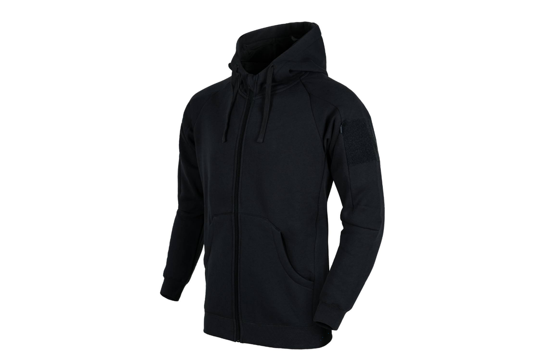 Urban Tactical Hoodie Lite Full Zip Zwart