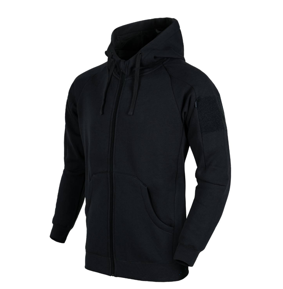 Urban Tactical Hoodie Lite Full Zip Zwart