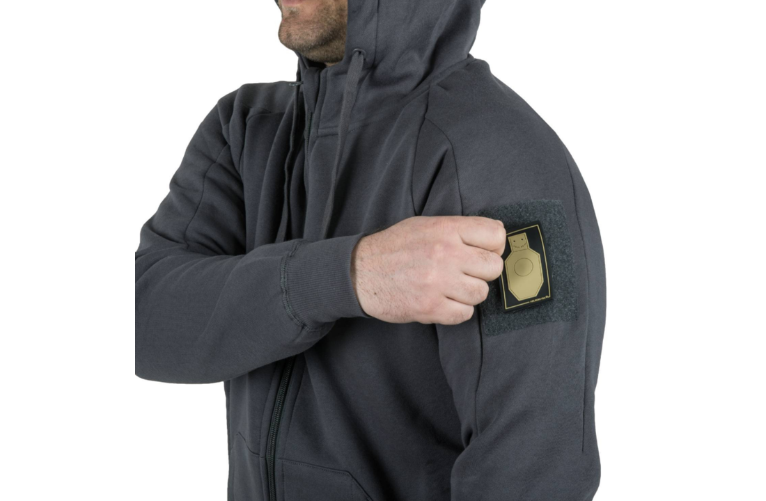 Urban Tactical Hoodie Lite Full Zip Zwart