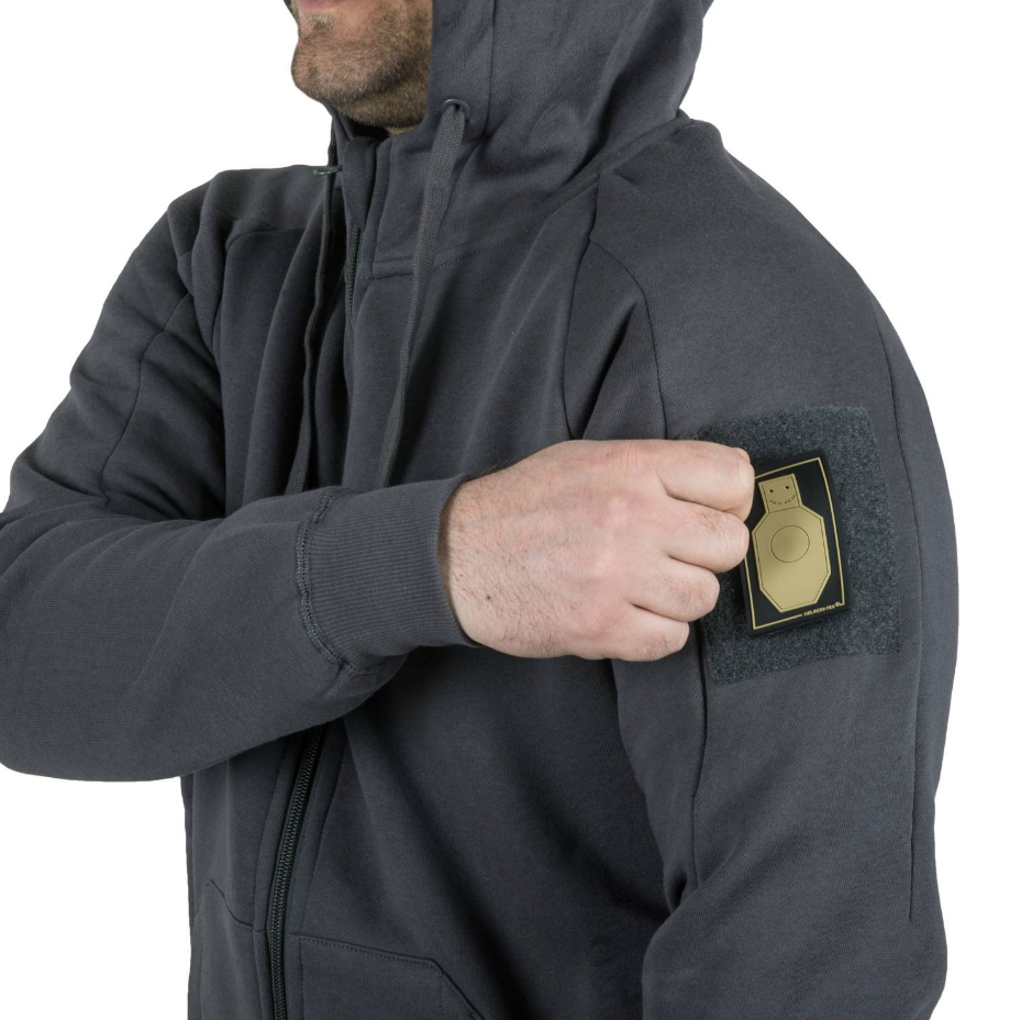 Urban Tactical Hoodie Lite Full Zip Zwart