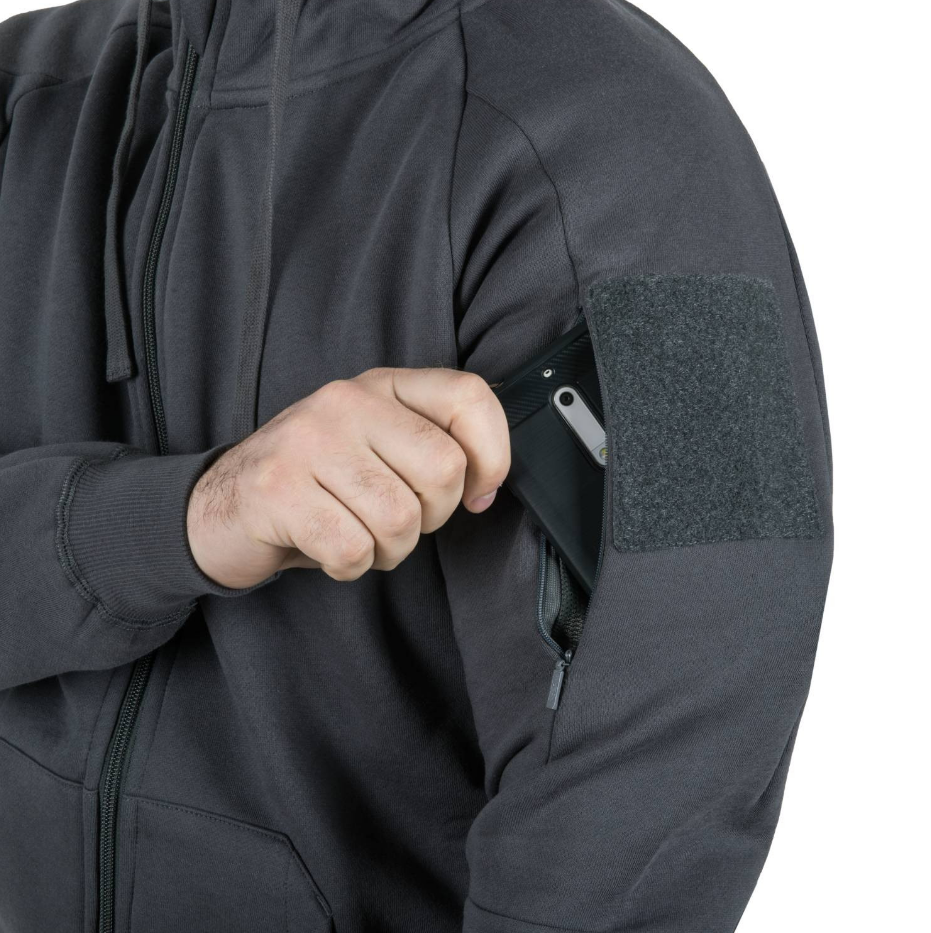 Urban Tactical Hoodie Lite Full Zip Zwart