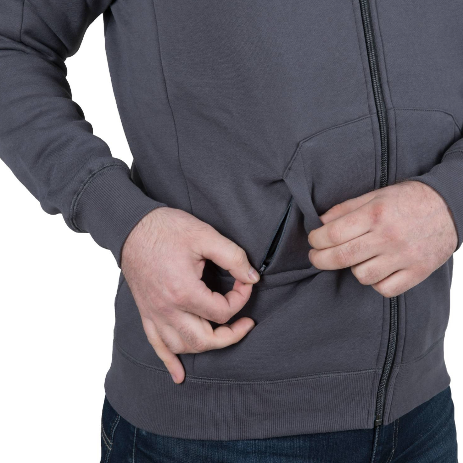 Urban Tactical Hoodie Lite Full Zip Zwart