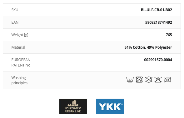 Urban Tactical Hoodie Lite Full Zip Zwart