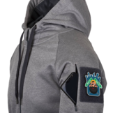 Urban Tactical Hoodie  Full Zip Black