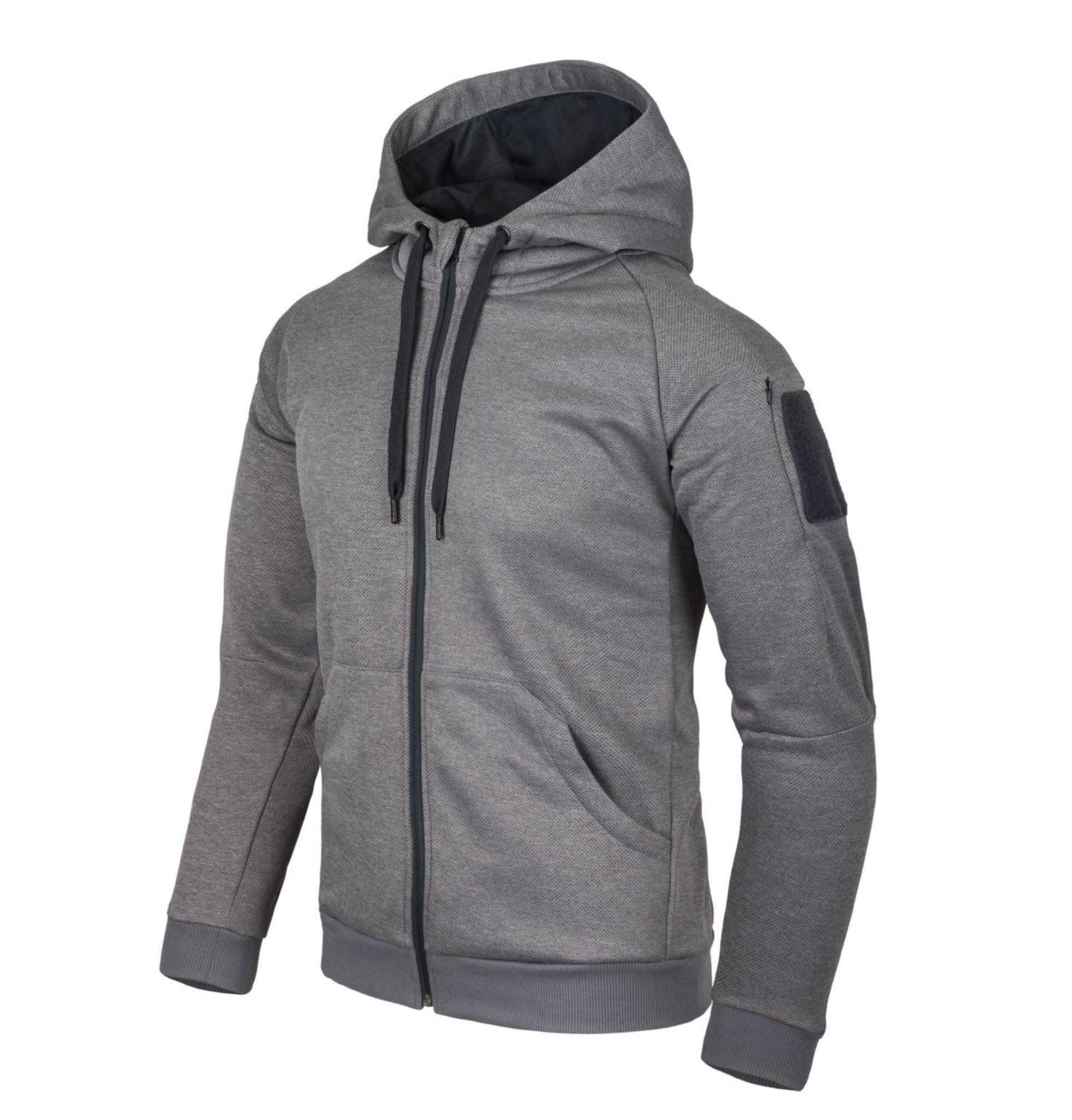 Urban Tactical Hoodie  Full Zip Grijs Melange