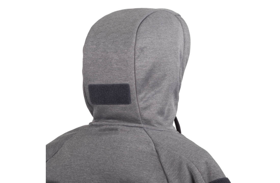 Urban Tactical Hoodie Full Zip Grey Melange