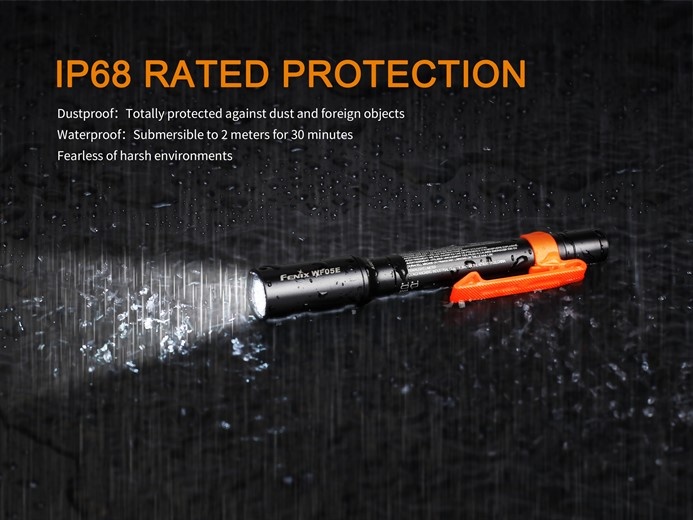 WF05E ATEX Zaklamp / Flashlight (85 lumen) incl. AAA Batteries