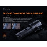 LR35R Zaklamp / Flashlight (10.000 lumen) incl. Batteries