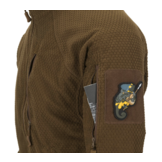 Alpha Tactical Jacket Grid Fleece Black