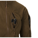 Alpha Tactical Jacket Grid Fleece Black