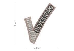 Beveiligings V Embleem Stof