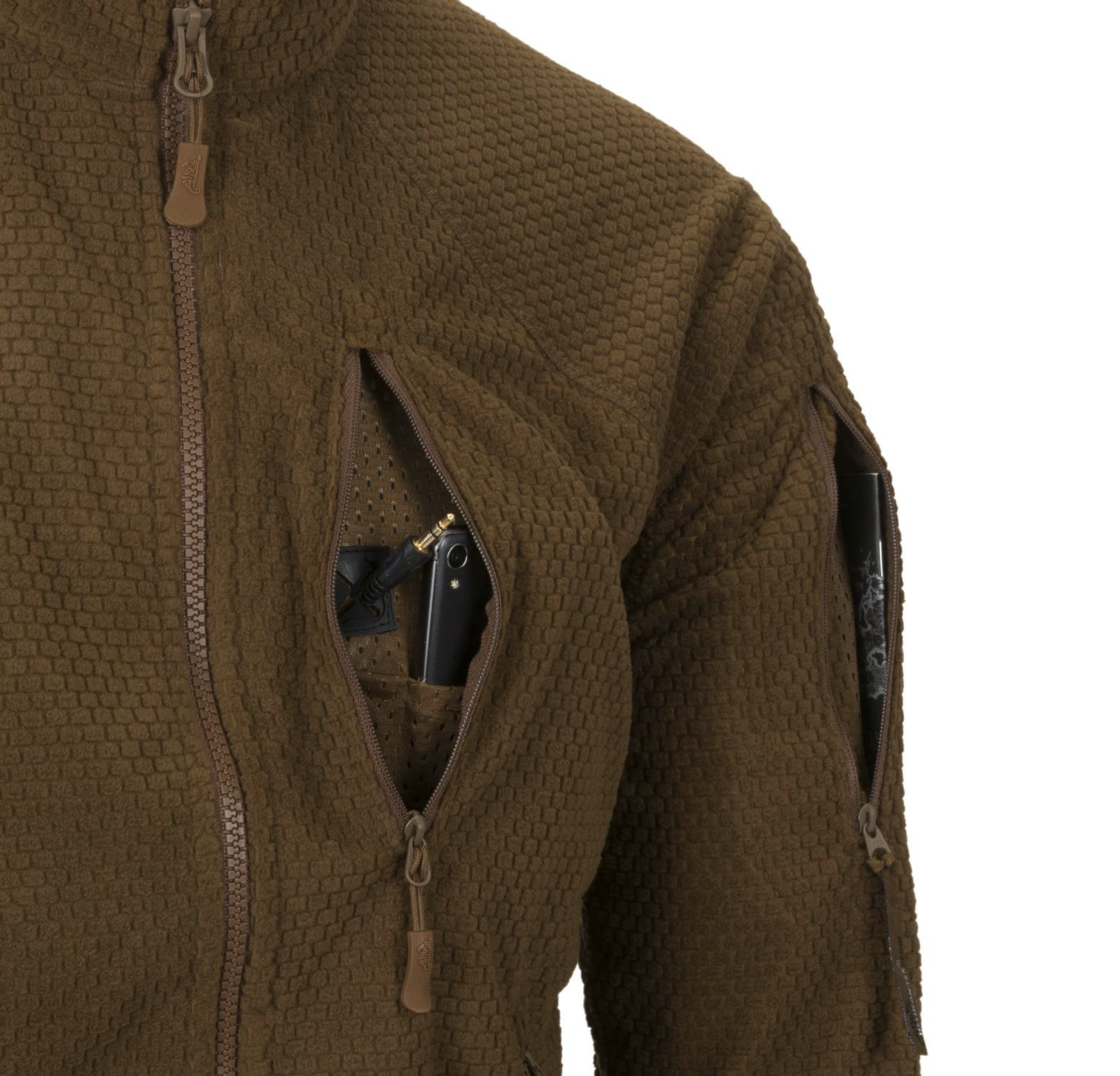 Alpha Tactical Jacket Grid Fleece Olive
