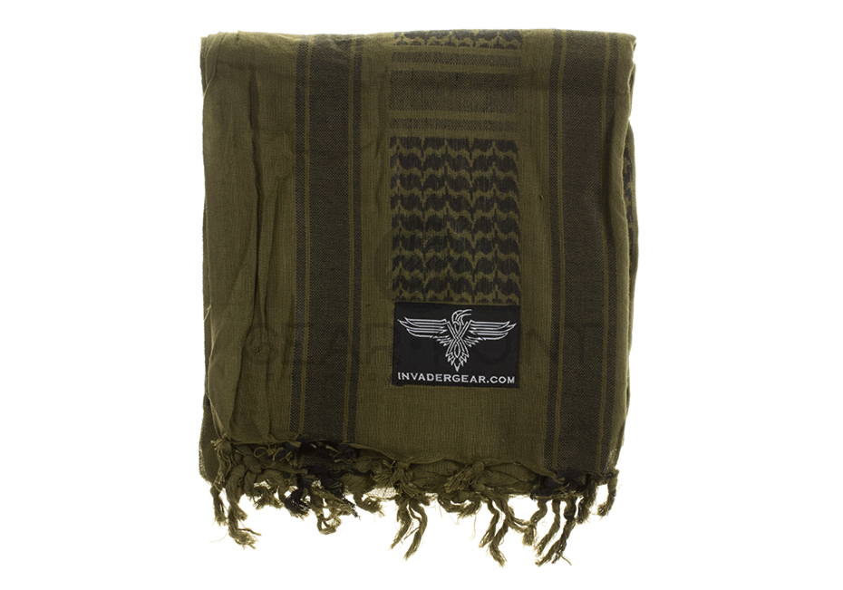 Shemag / PLO Sjaal Olive/Zwart