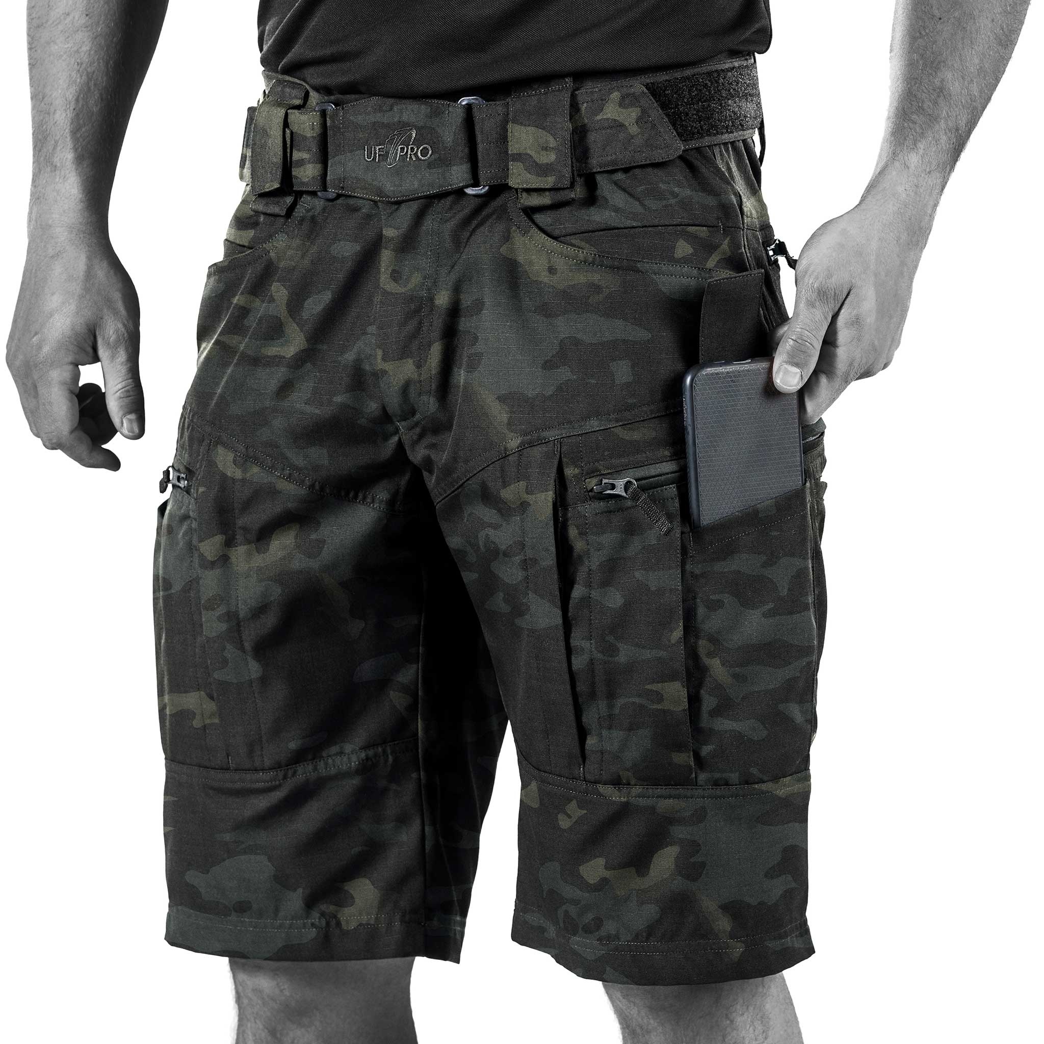 UF Pro P-40 Shorts Gen.2 MultiCam Black