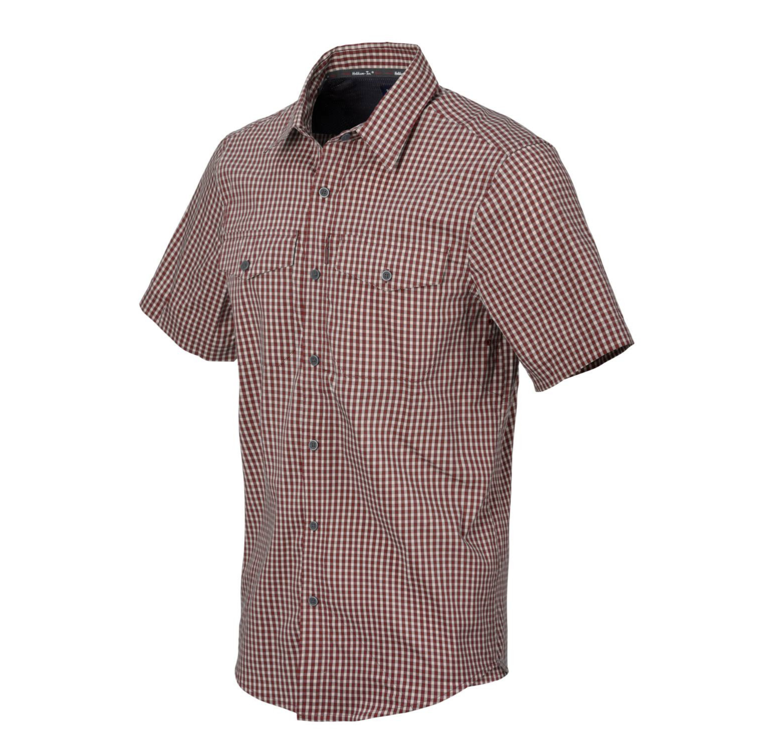 Covert Concealed Carry Shirt SS Dirt Red Checkered