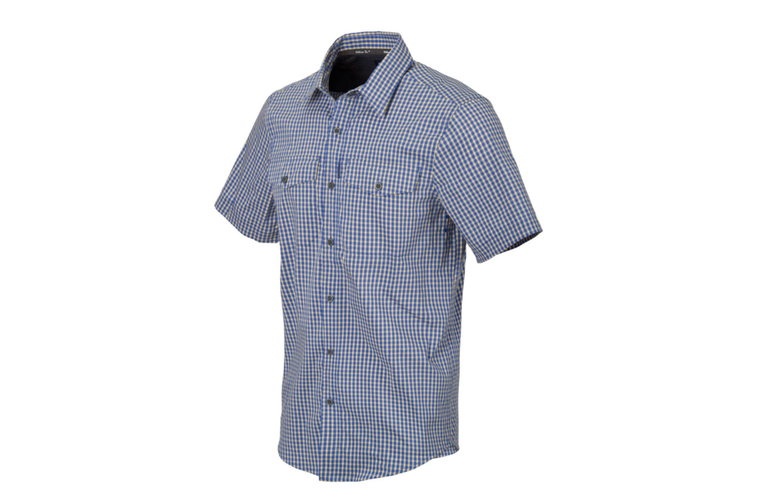 Covert Concealed Carry Shirt SS Maat: S Royal Blue Checkered