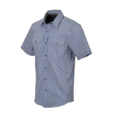 Covert Concealed Carry Shirt SS Royal Blue Checkered Size: S