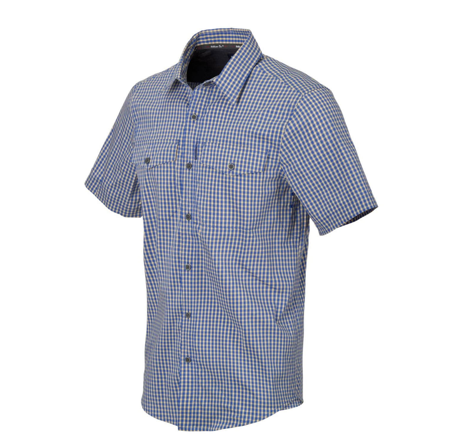 Covert Concealed Carry Shirt SS Maat: S Royal Blue Checkered