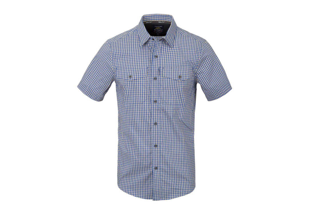 Covert Concealed Carry Shirt SS Maat: S Royal Blue Checkered
