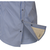 Covert Concealed Carry Shirt SS Royal Blue Checkered Size: S