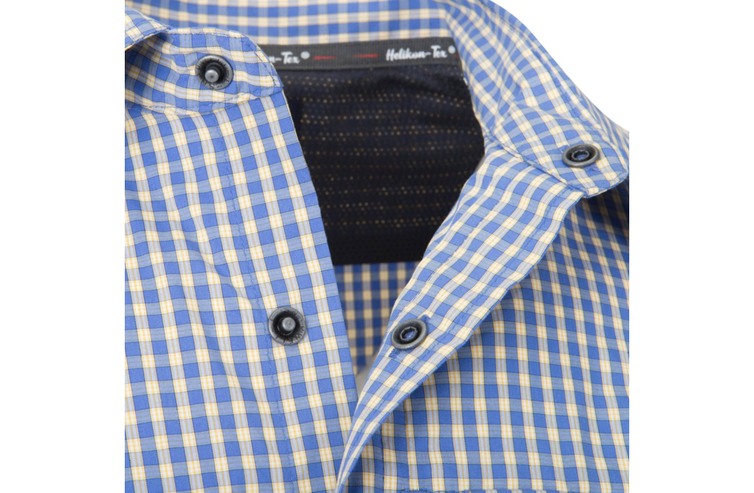 Covert Concealed Carry Shirt SS Maat: S Royal Blue Checkered