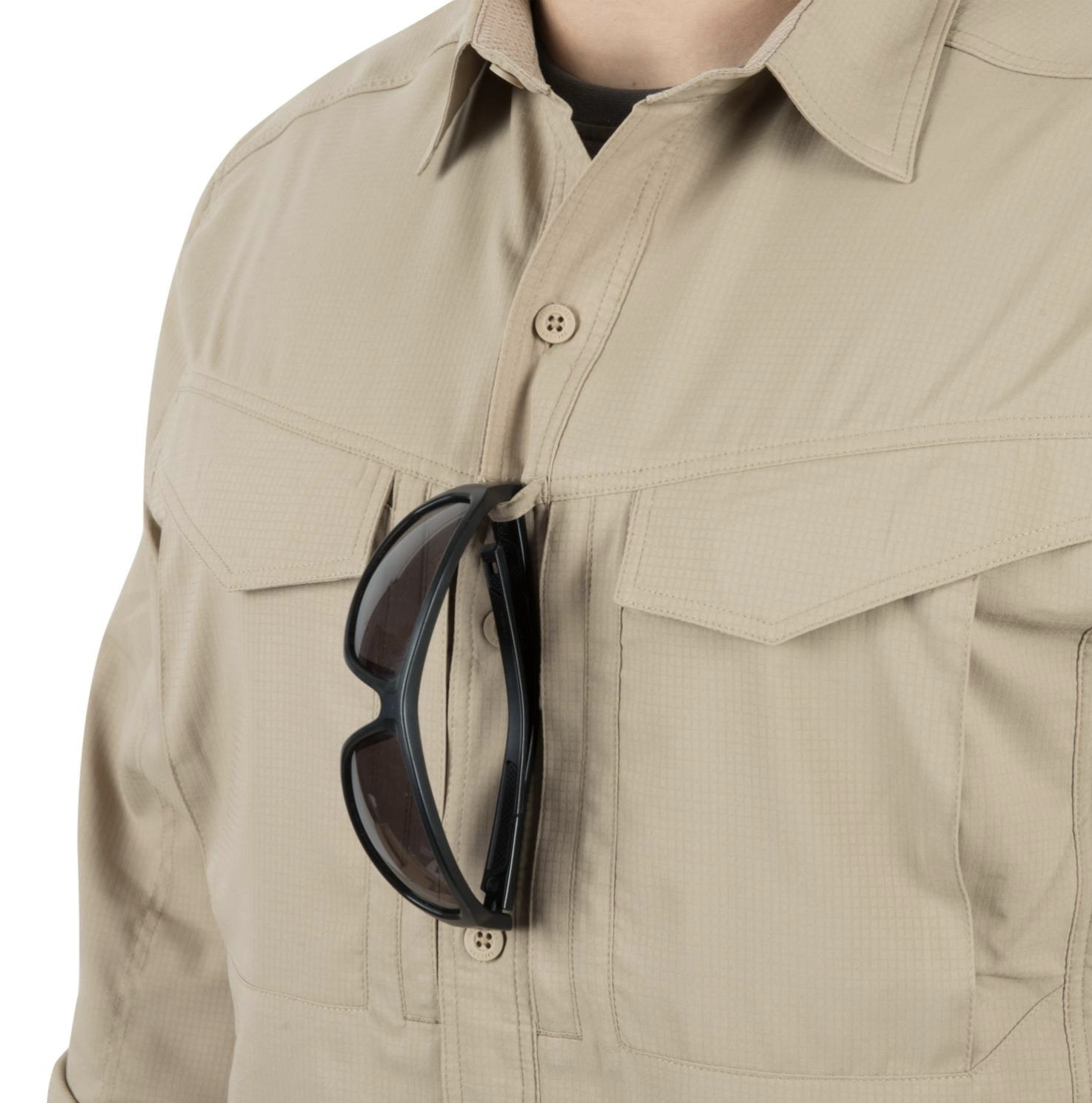 Defender MKII Tropical Shirt LS Dark Olive