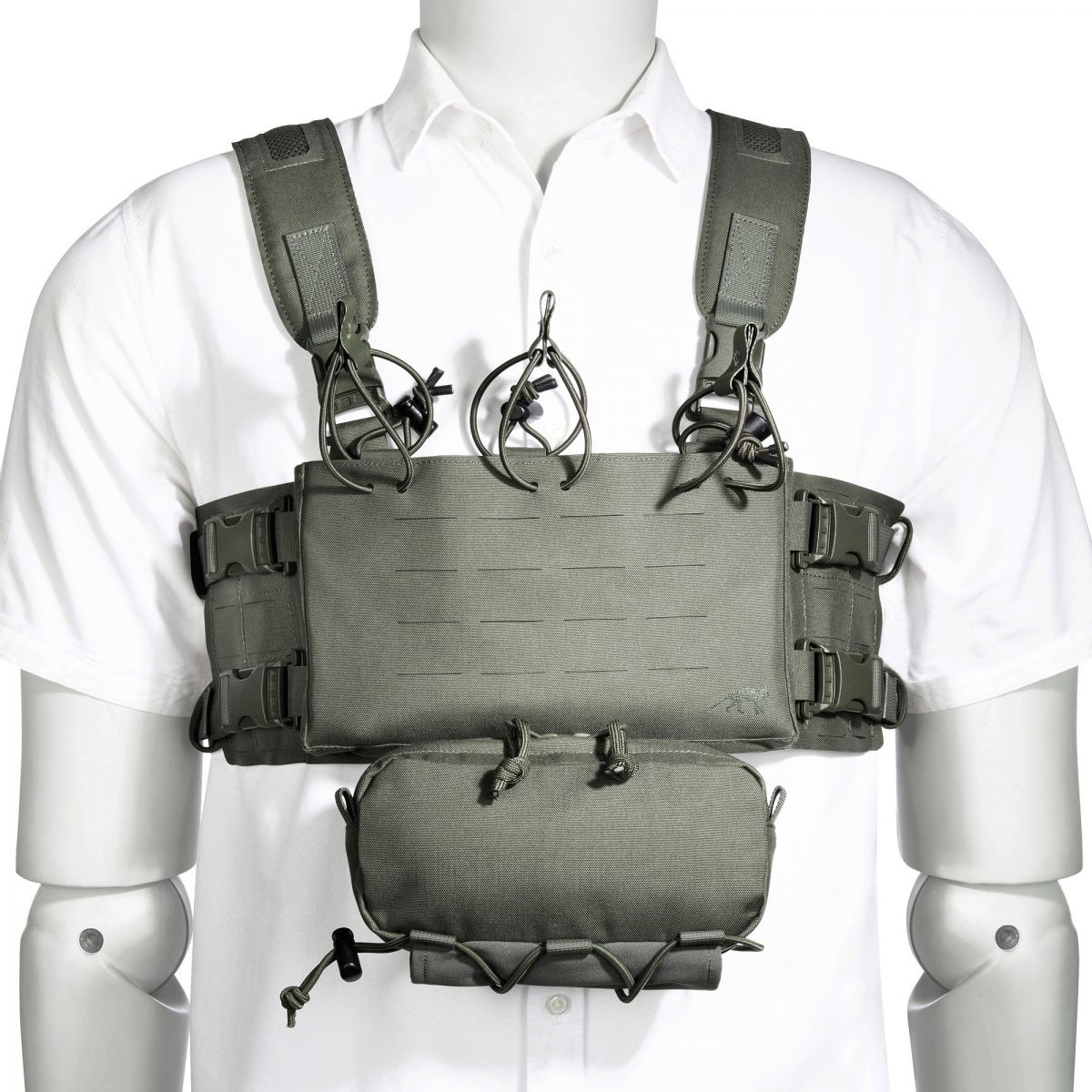 TT Small Combi Rig Belt Harness IRR Stone Grey Olive