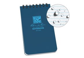 Top-Spiraal Notebook 3x5" Blue