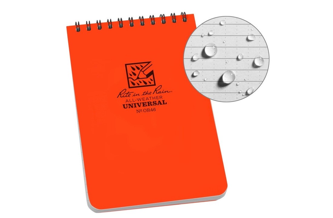 Top-Spiraal Notebook 4x6" Orange