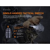 PD36TAC Zaklamp / Flashlight (3000 lumen) Incl. Accu