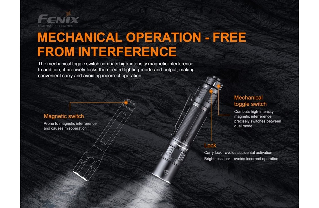 PD36 TAC Zaklamp/Taclight (3000 lumen) incl. Battery