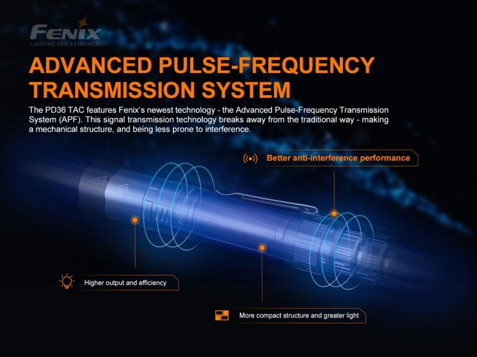 PD36TAC Zaklamp / Flashlight (3000 lumen) Incl. Accu
