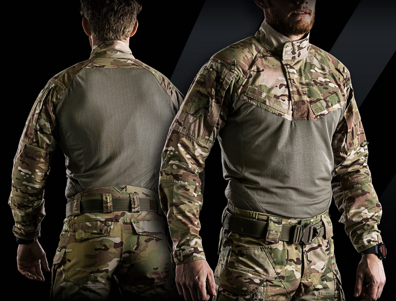 Striker X Combat Shirt Brown Grey