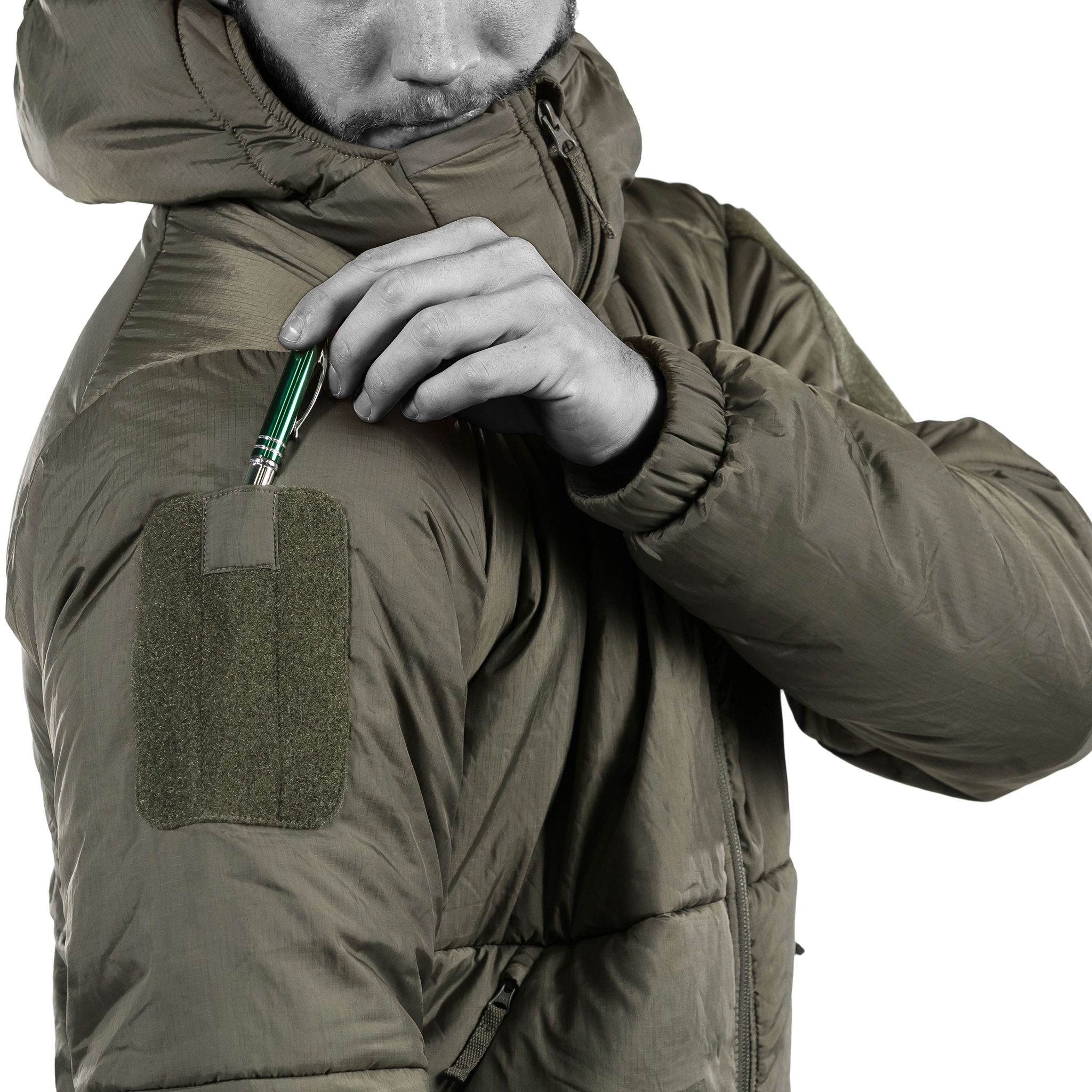 Delta ComPac Tactical Winter Jacket Brown Grey