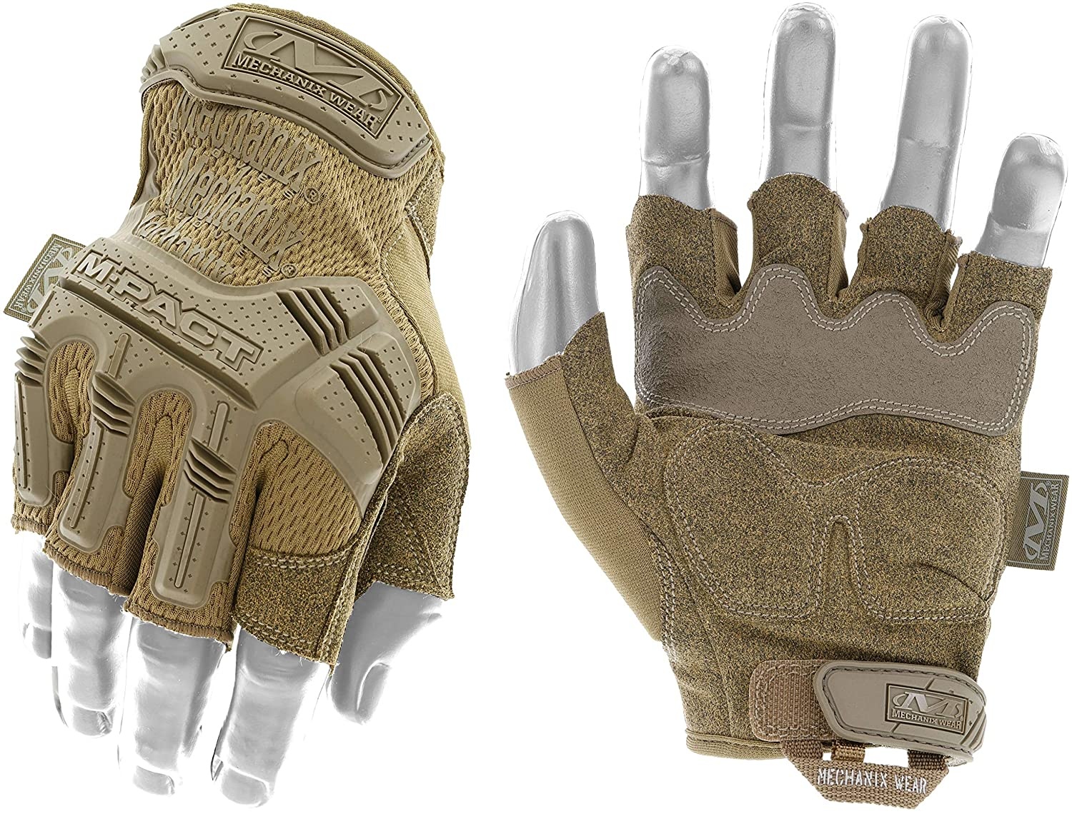 M-PACT Fingerless Gloves Coyote