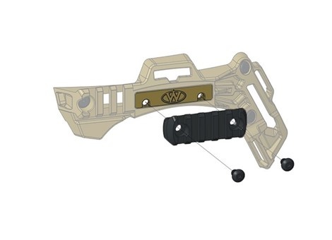 MAGPUL MOE 5-Slot Mounting Kit Black