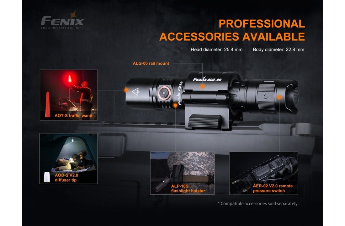PD35 v3.0 Zaklamp/Flashlight (1700 lumen)